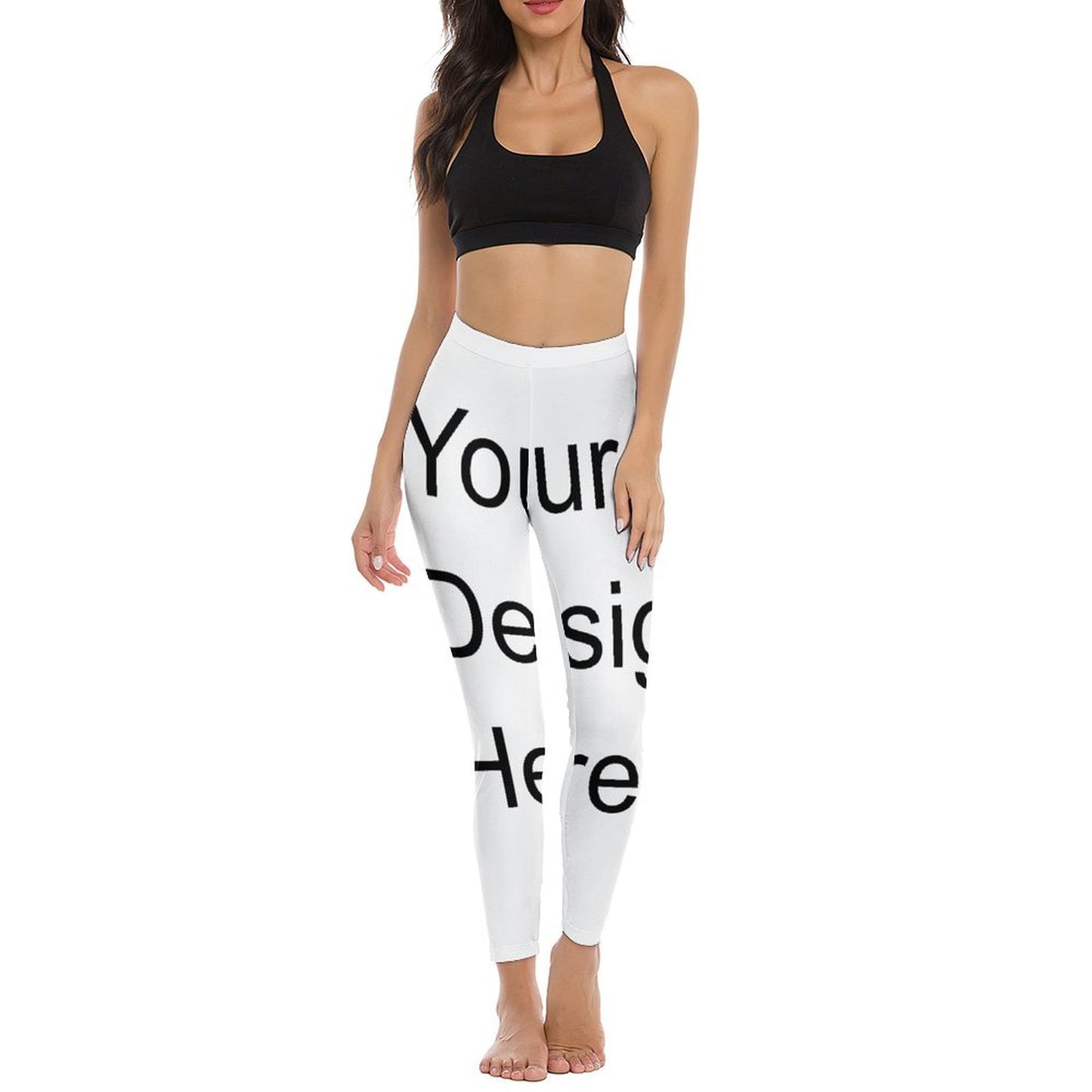 Custom Full Print Yoga Pant - Women's Polyester Yoga Pants