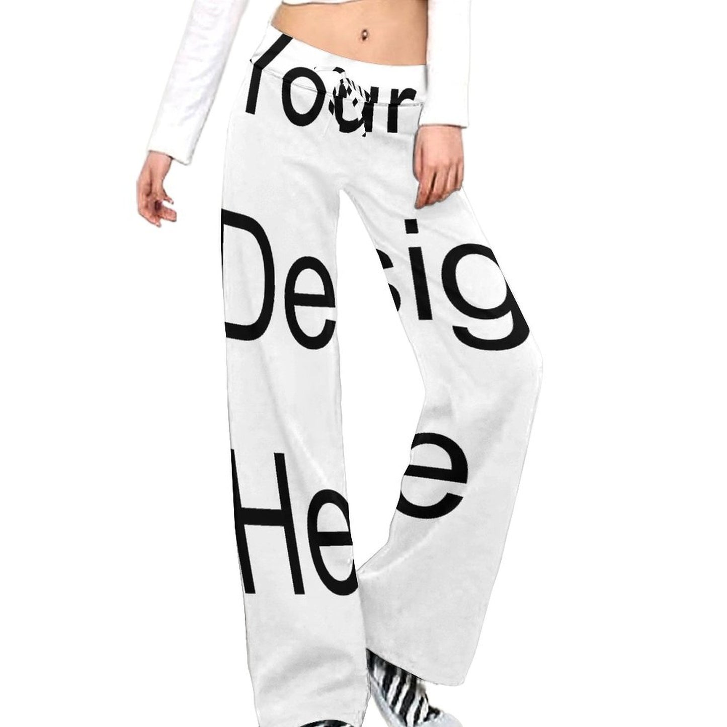 Custom Full Print Pant - Women's Straight-Leg Drawstring Pants