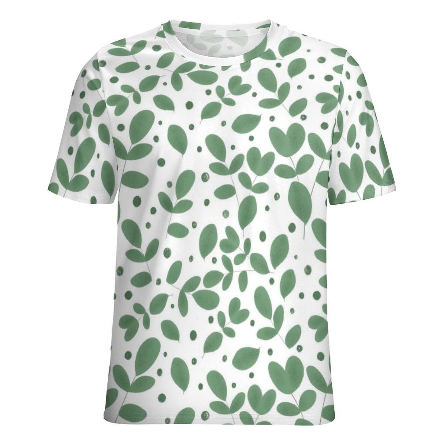 Custom Full Print T-Shirt - Women's Cotton Crew Neck Short Sleeve T-Shirt for Spring & Summer