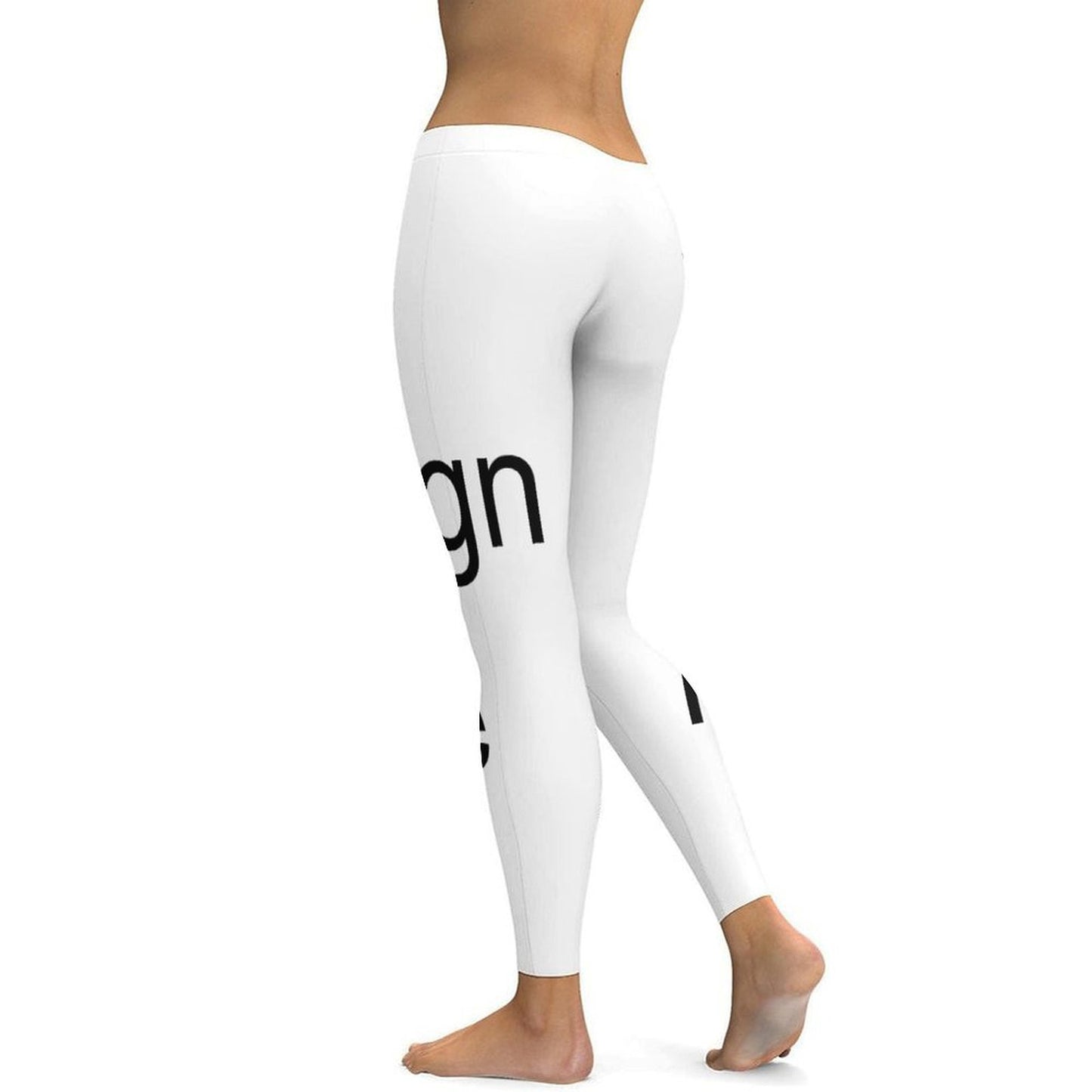 Custom Full Print Yoga Pant - Women's Polyester Yoga Pants