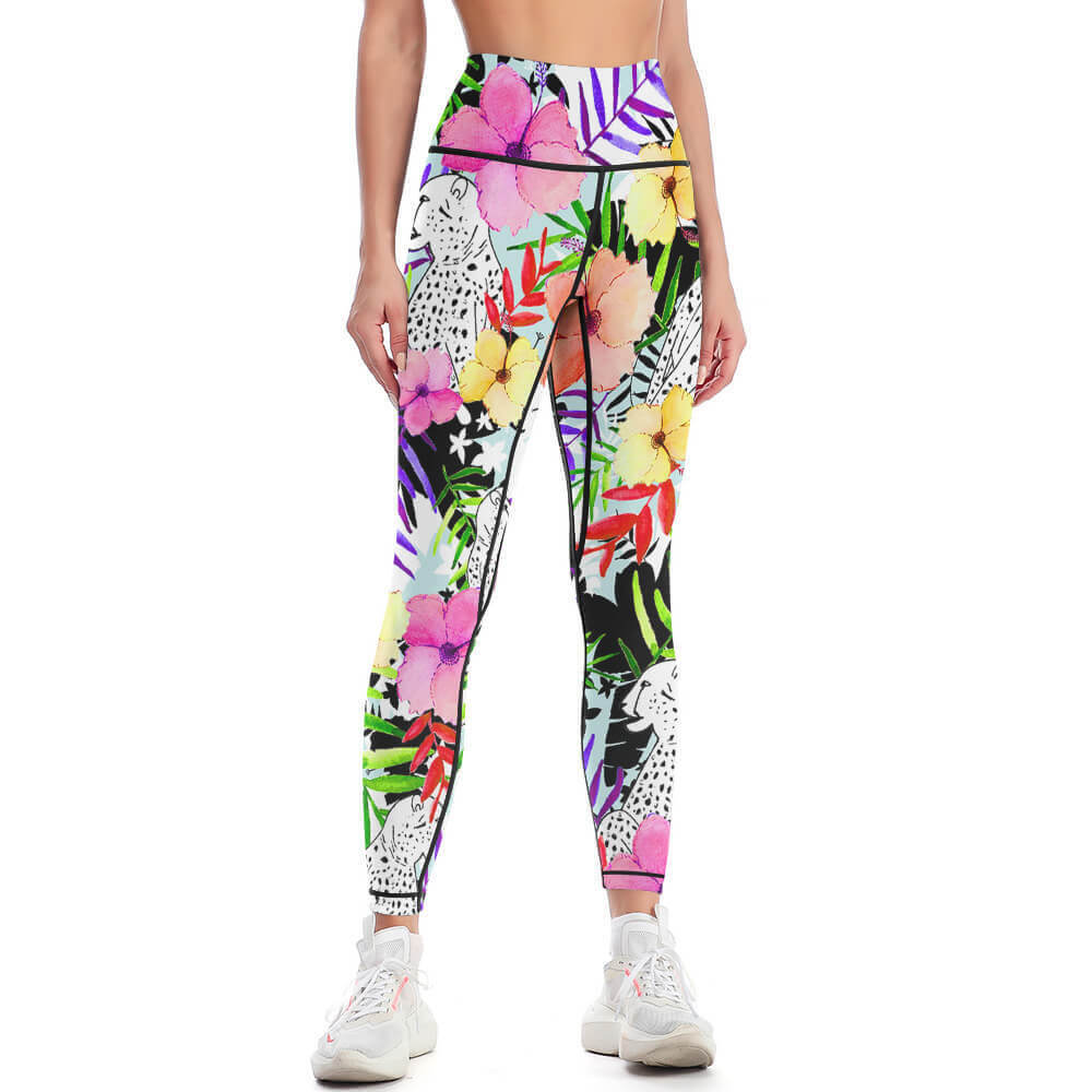 Custom Full Print Yoga Pant - Women's Milk Silk Yoga Pants