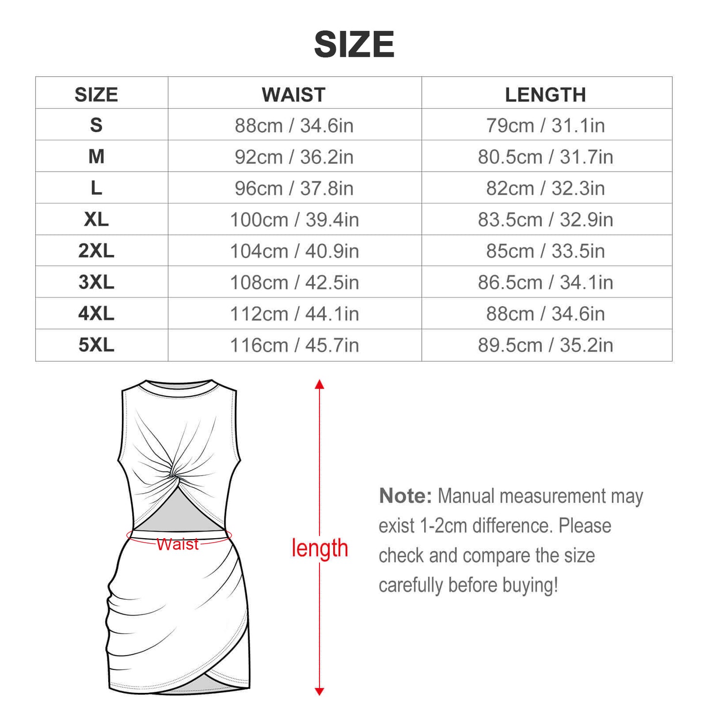 Custom Full Print Dress - for Women Polyester Crew Neck Sleeveless Crisscross Crop Bodycon Dress for Spring & Summer