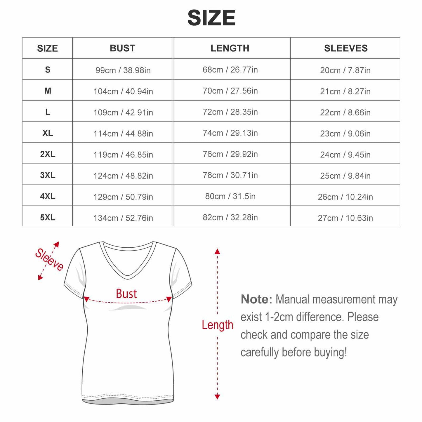 Custom Full Print Tee - Women Ice Silk V Neck Short Sleeve T-Shirt for Spring & Summer