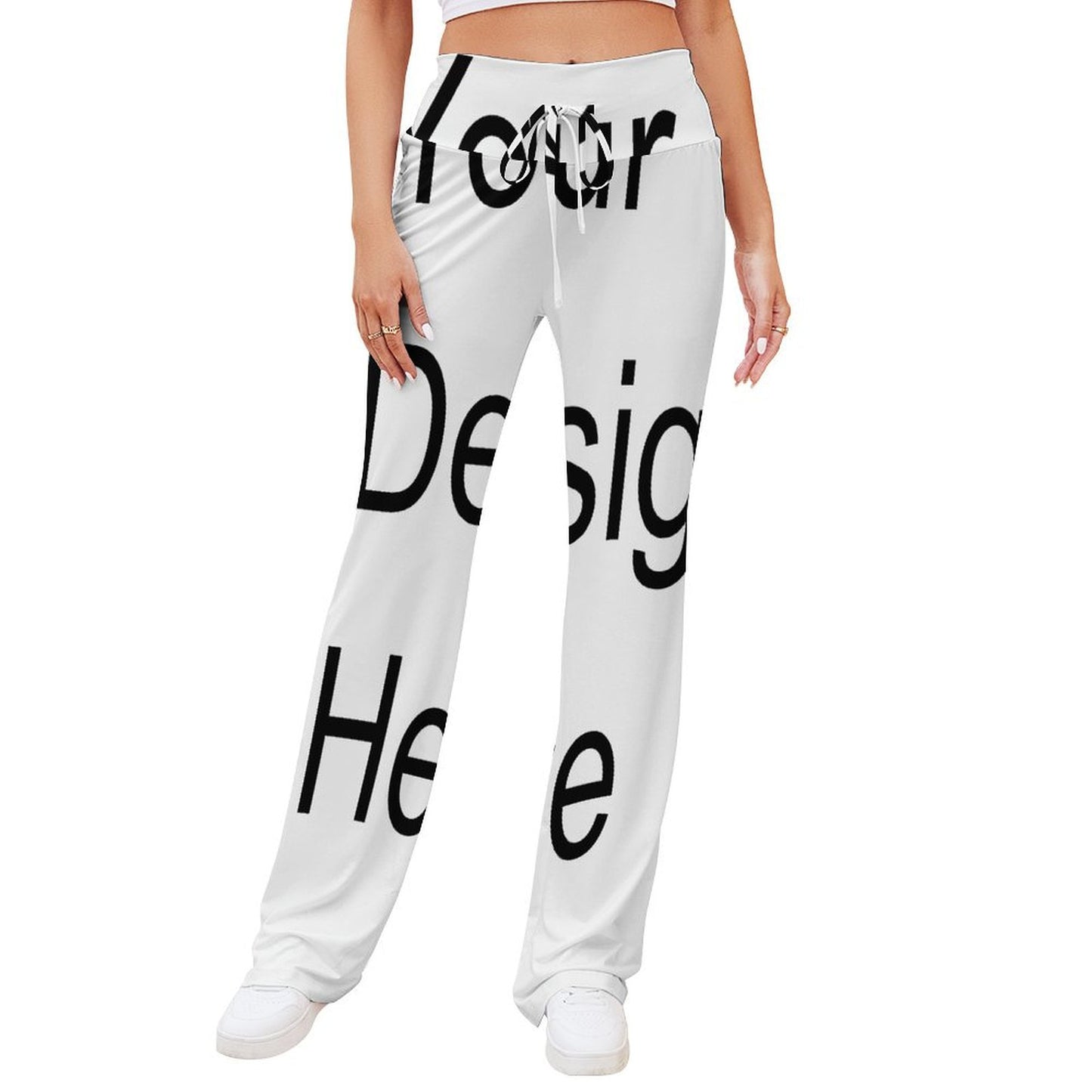 Custom Full Print Pant - Women's Straight-Leg Drawstring Pants