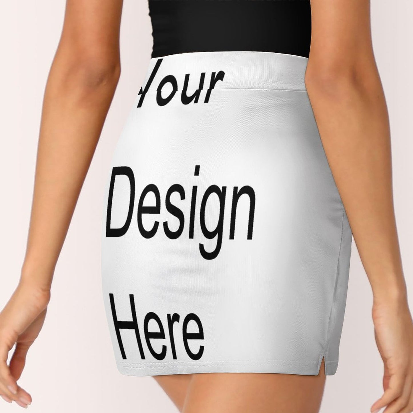 Custom Full Print Skirt - Women's Anti-Slip A-Line Skort with Pocket for Spring & Summer