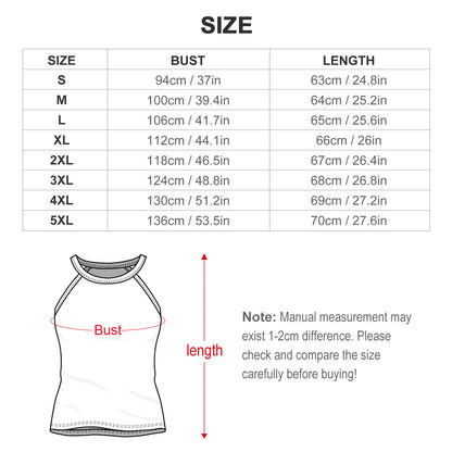 Custom Full Print Tank Top - for Women Polyester Crew Neck Sleeveless Tank Top for Spring & Summer