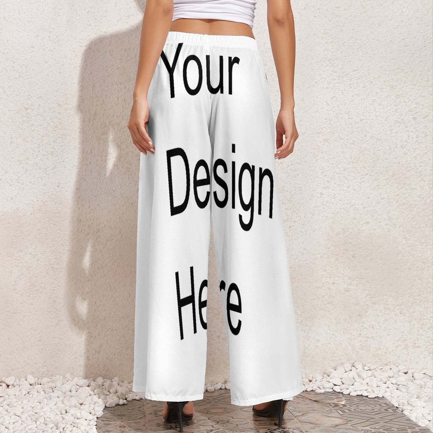 Custom Full Print Pant - Women's Polyester Wide-Leg Pants