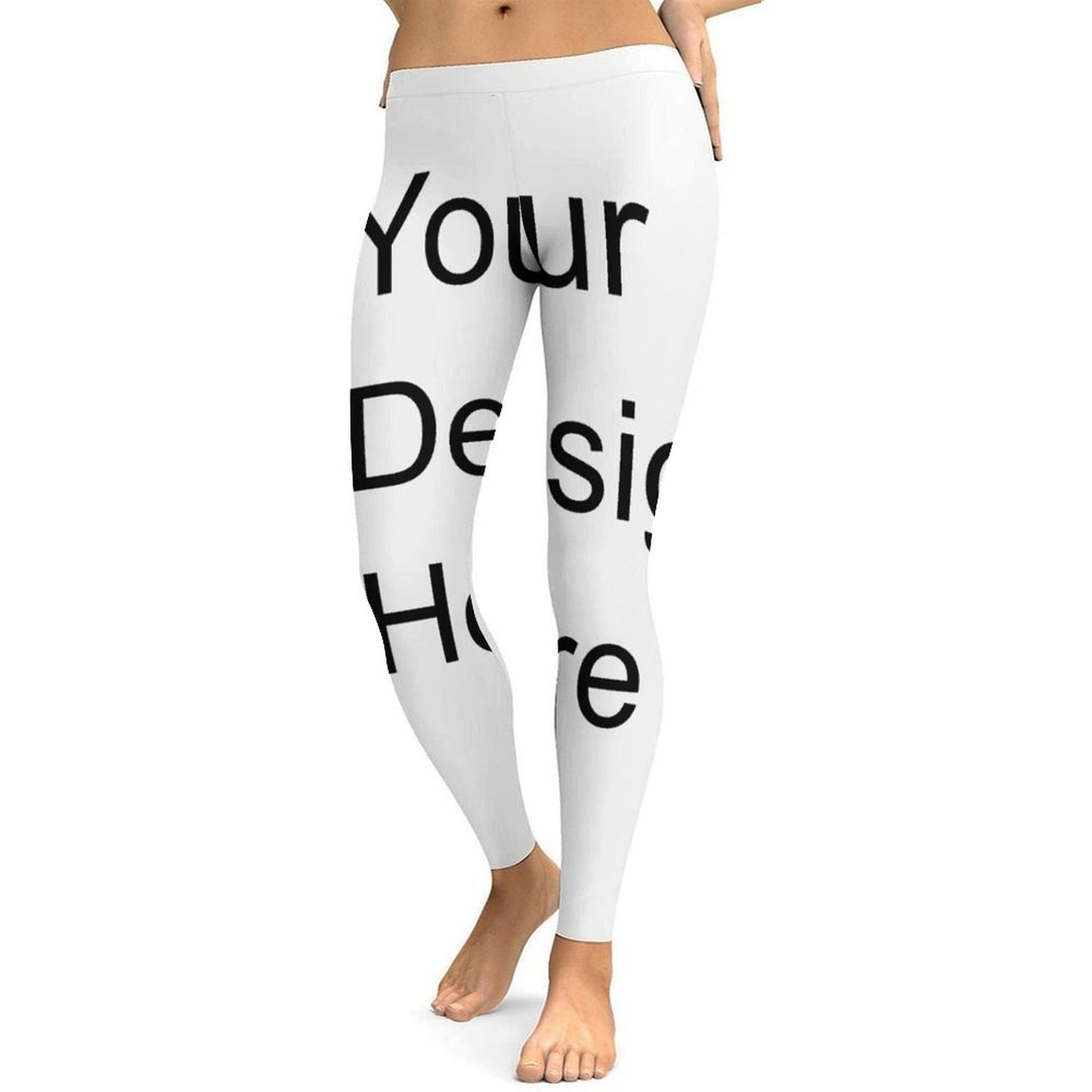 Custom Full Print Yoga Pant - Women's Polyester Yoga Pants