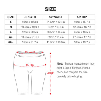 Custom Full Print Yoga Short - Women's Polyester Yoga Capri Shorts with Single Pocket