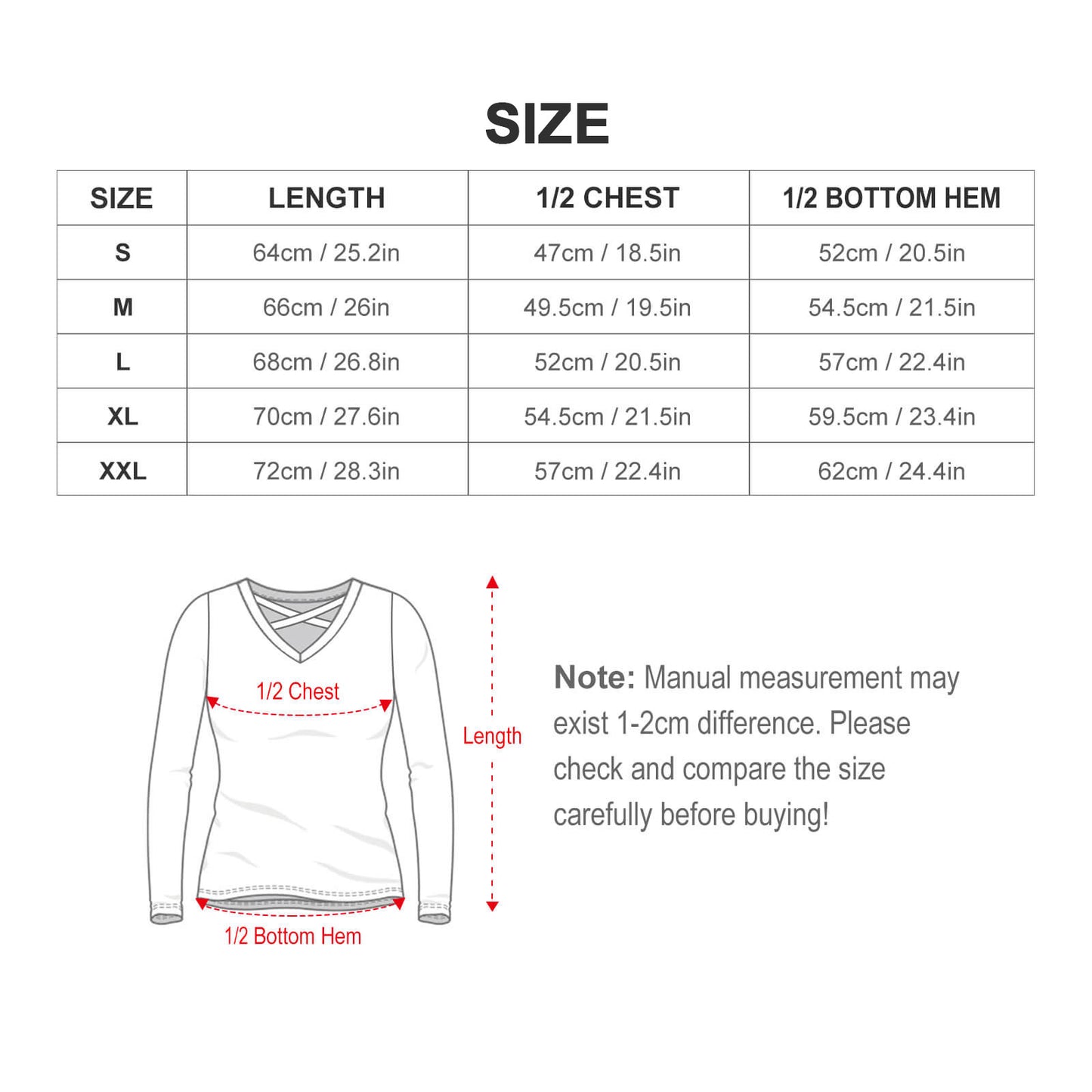 Custom Full Print T-Shirt - Women's Polyester V-Neck Long Sleeve Tee for Spring/Autumn/Winter