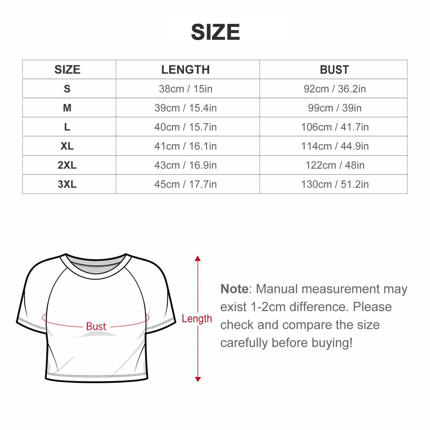 Custom Full Print T-Shirt - Women Milk Silk Crew Neck Short Sleeve Crop Top Tee for Spring & Summer