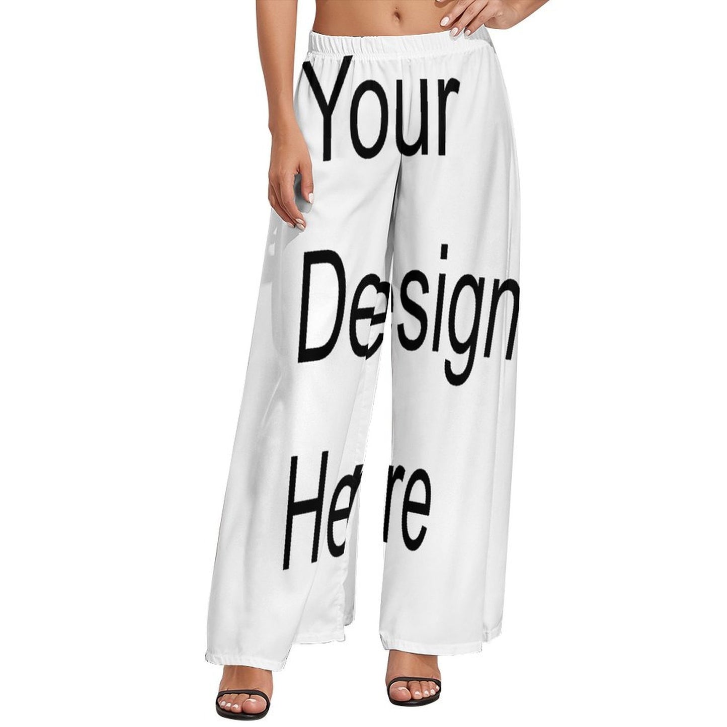 Custom Full Print Pant - Women's Polyester Wide-Leg Pants