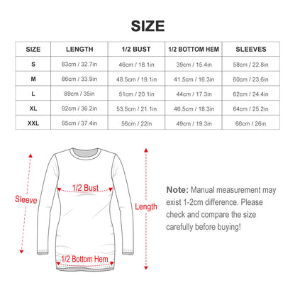 Custom Full Print Dress - Women's Polyester Crew Neck Long Sleeve Bodycon Dress for Autumn/Winter