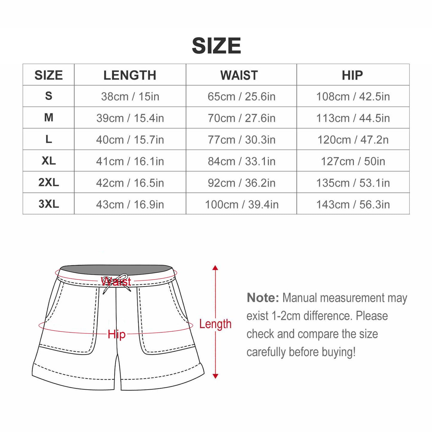 Custom Full Print Short - Women's High-Waisted Loose Shorts for Spring & Summer