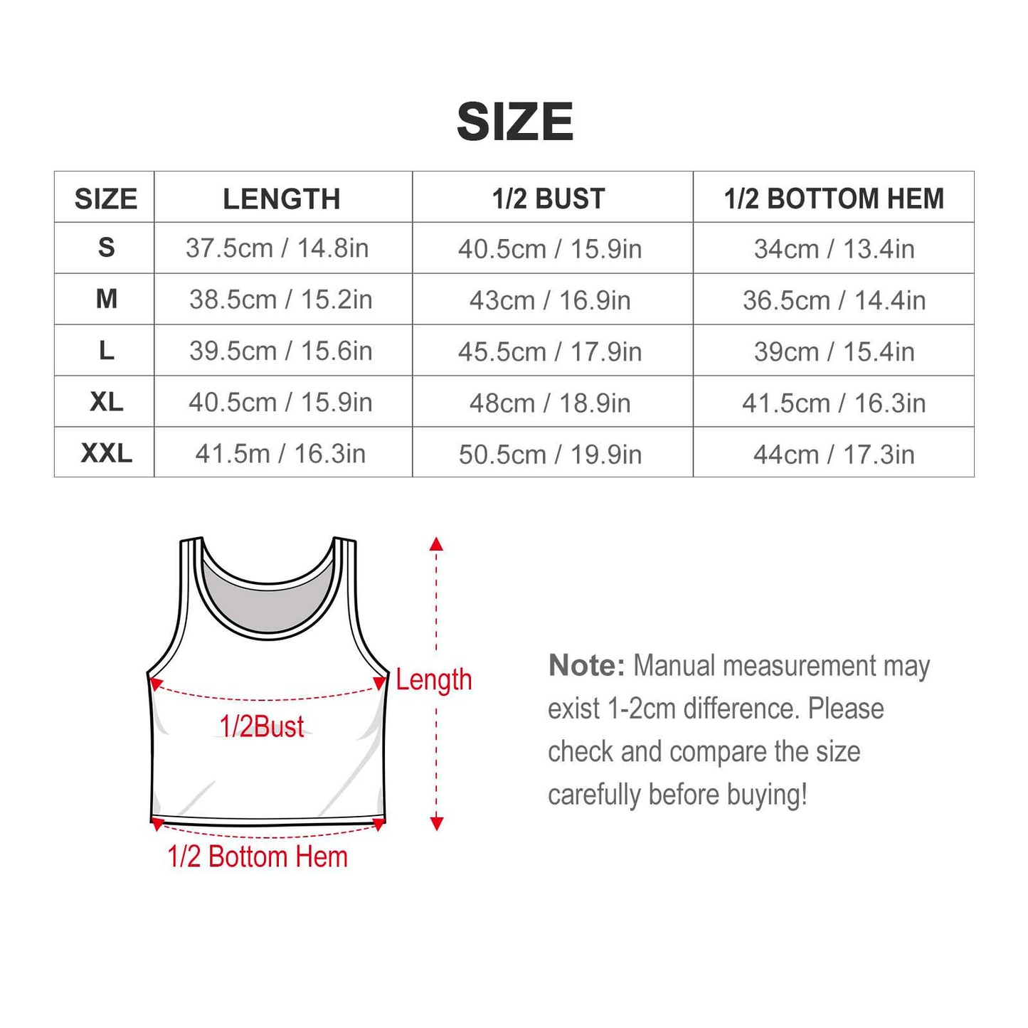 Custom Full Print Tank Top - for Women Polyester Cropped Tank Top with Racerback Design for Spring & Summer