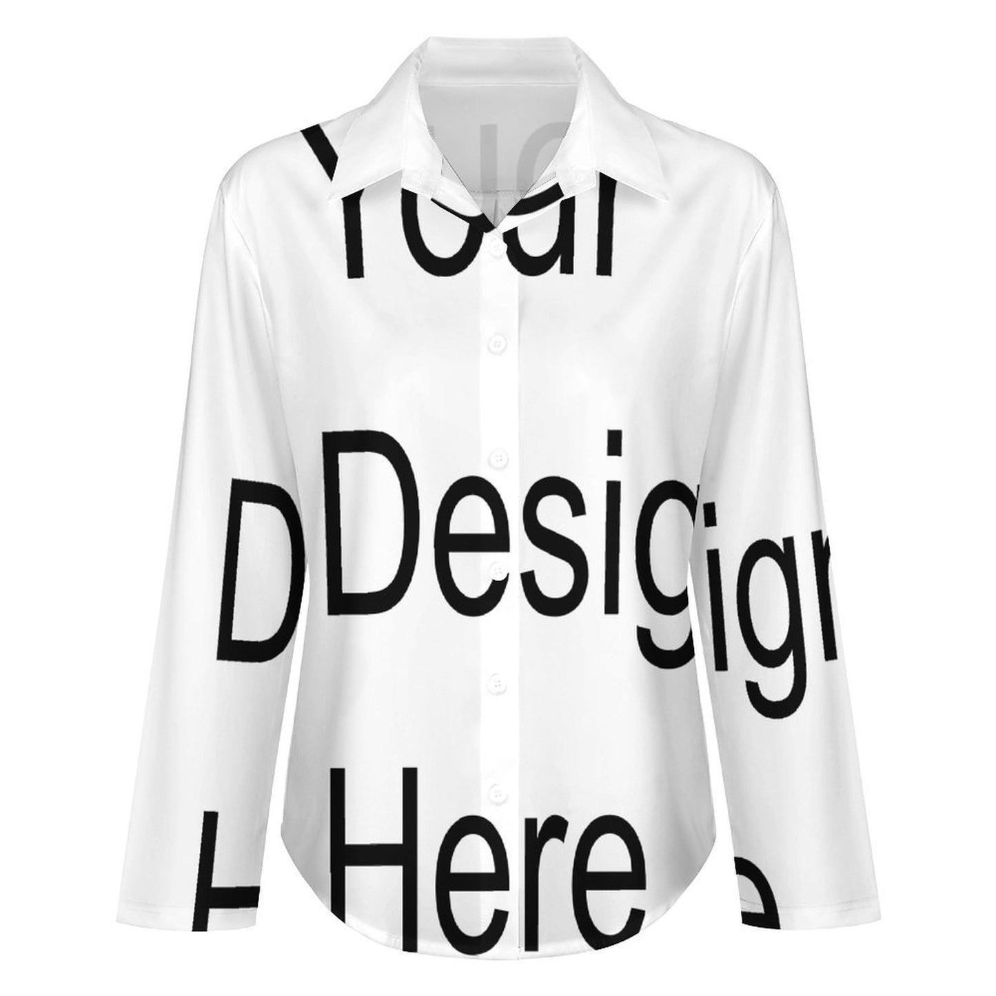 Custom Full Print Shirt - Women's Asymmetric Hem Shirt & Summer