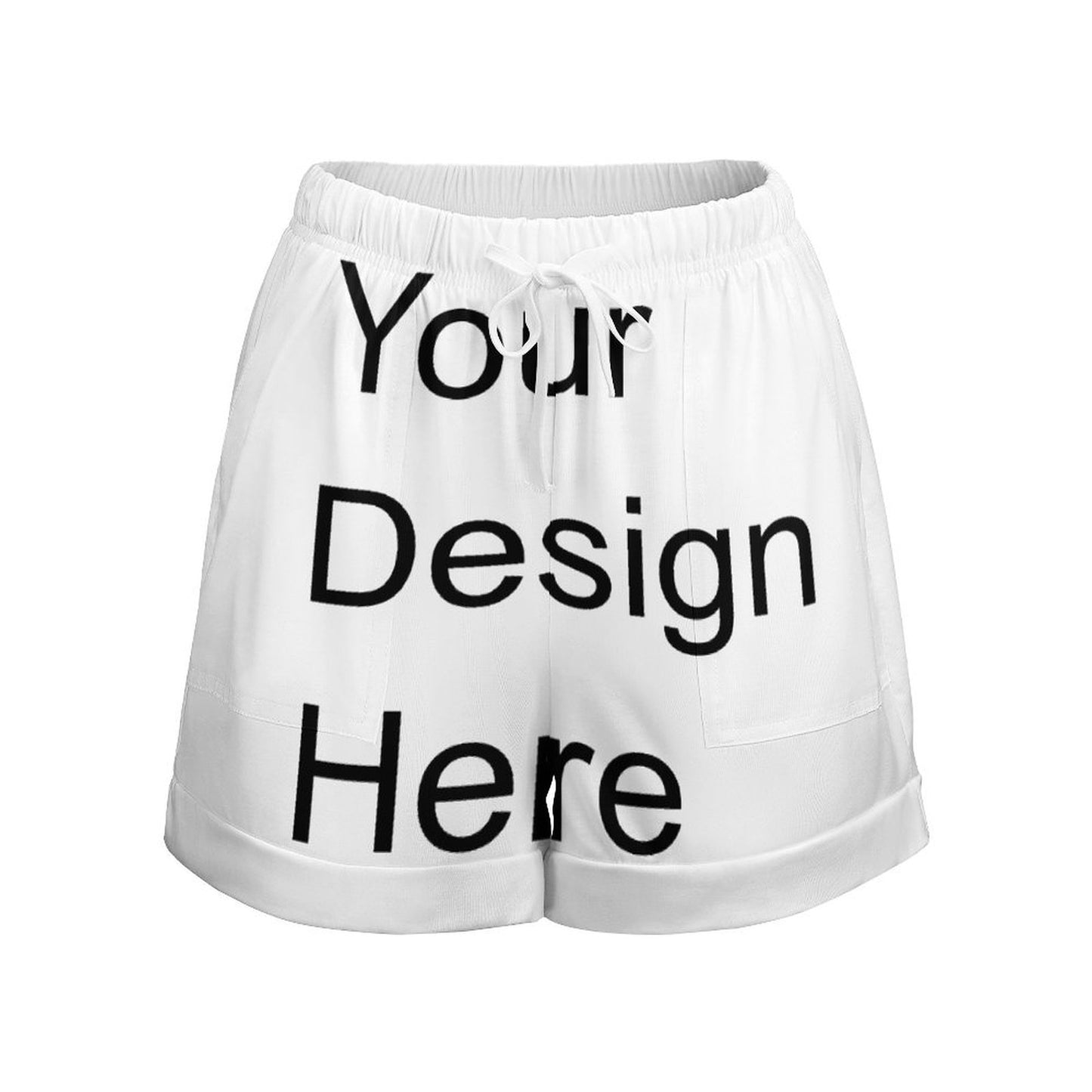 Custom Full Print Short - Women's High-Waisted Loose Shorts for Spring & Summer